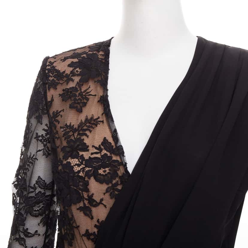 Givenchy BW50AS2060 Black Silk Very good condition - Back View