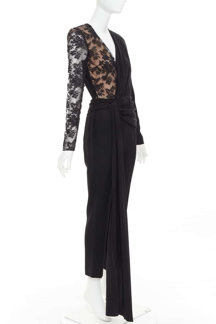 Givenchy BW50AS2060 Black Silk Very good condition - Inside View