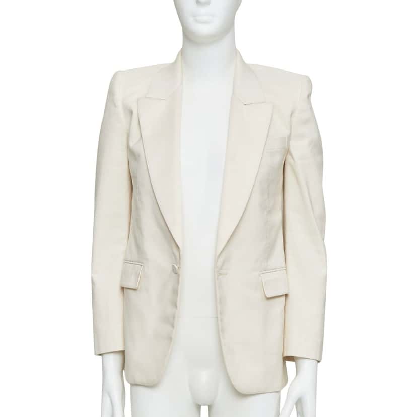 Saint Laurent Product Beige Silk Good condition - Front View