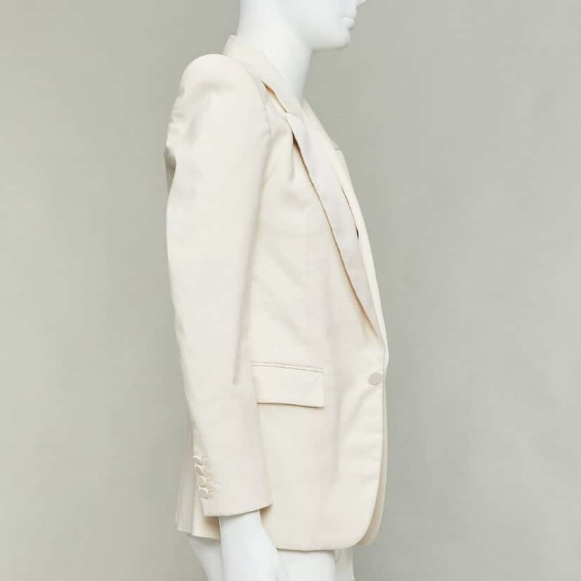 Saint Laurent Product Beige Silk Good condition - Model View