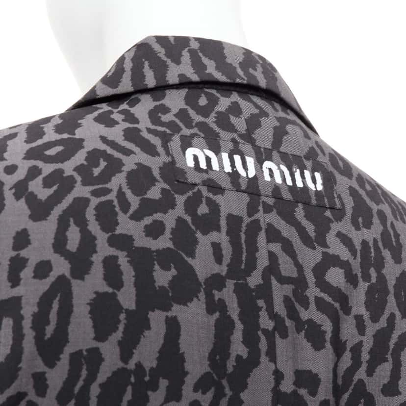 Miu Miu Product Grey Wool Very good condition - Back View