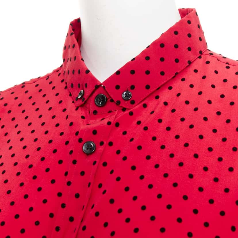 Saint Laurent Product Red Silk Very good condition - Back View