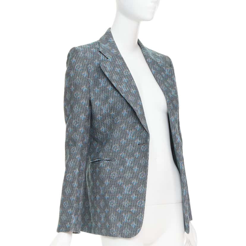 Louis Vuitton Product Blue Wool Very good condition - Inside View