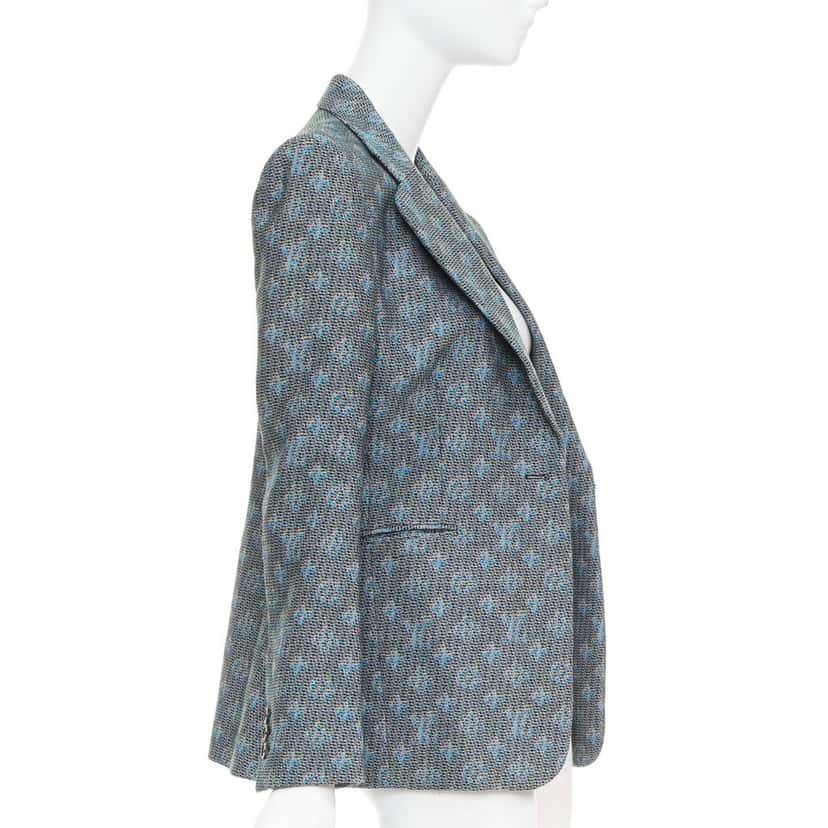 Louis Vuitton Product Blue Wool Very good condition - Model View
