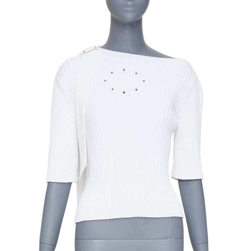 Chanel Product White Cotton Very good condition - Front View