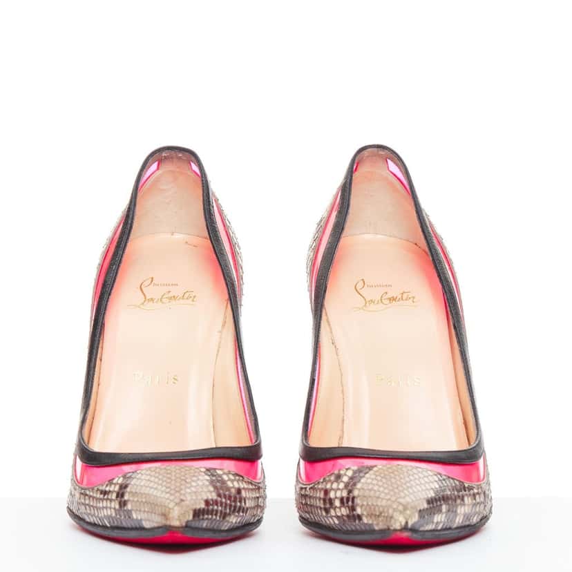 Christian Louboutin Paulina Beige Leather Very good condition - Inside View