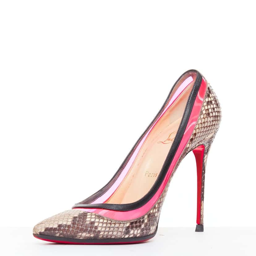 Christian Louboutin Paulina Beige Leather Very good condition - Model View