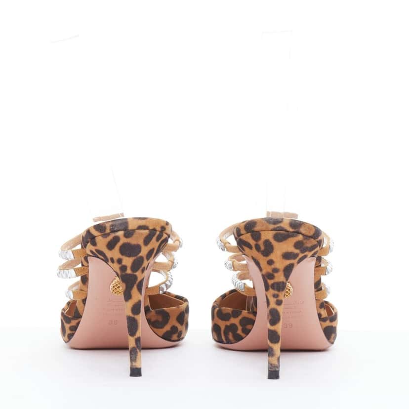 Aquazzura Donata Brown Suede Good condition - Box View