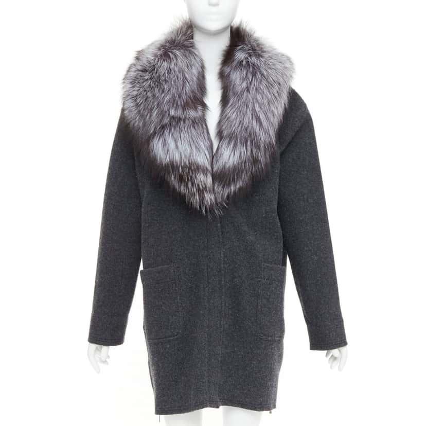 Michael Kors Product Grey Fur Very good condition - Front View