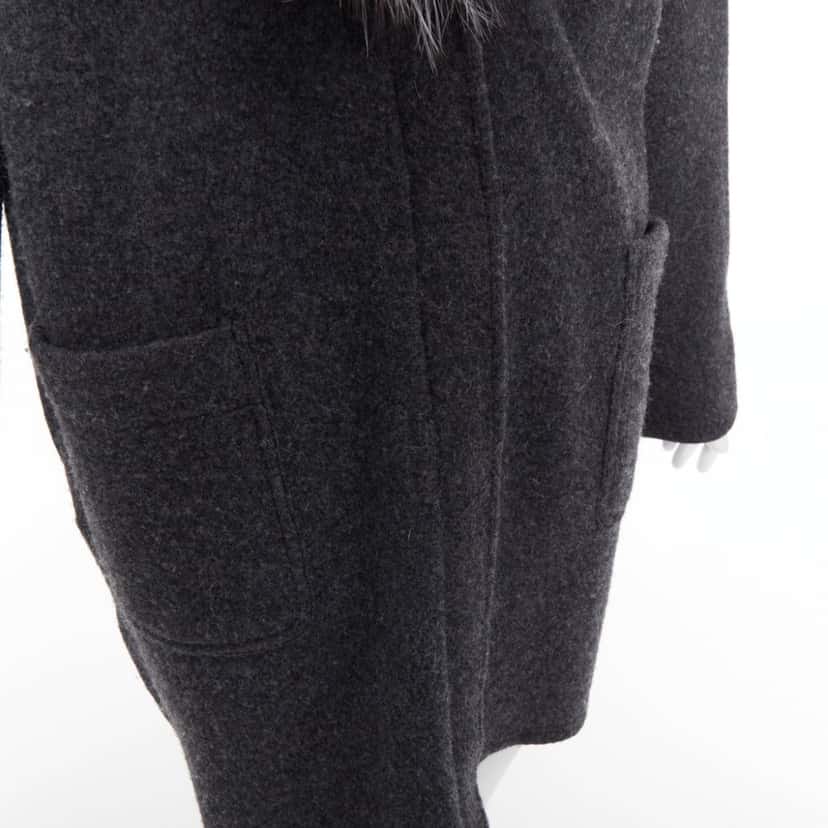 Michael Kors Product Grey Fur Very good condition - Back View