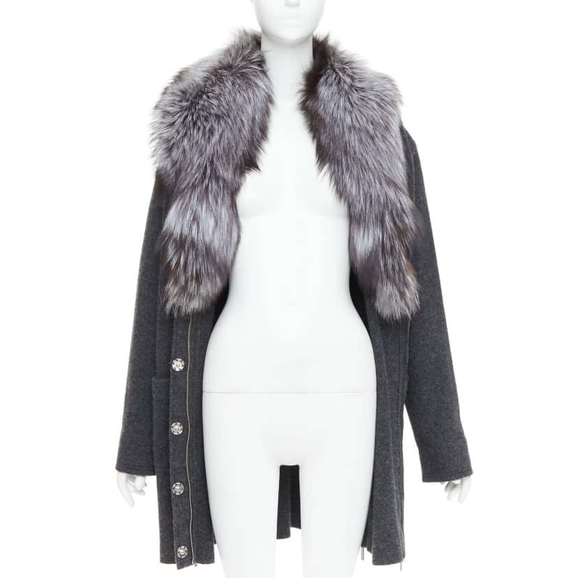 Michael Kors Product Grey Fur Very good condition - Inside View
