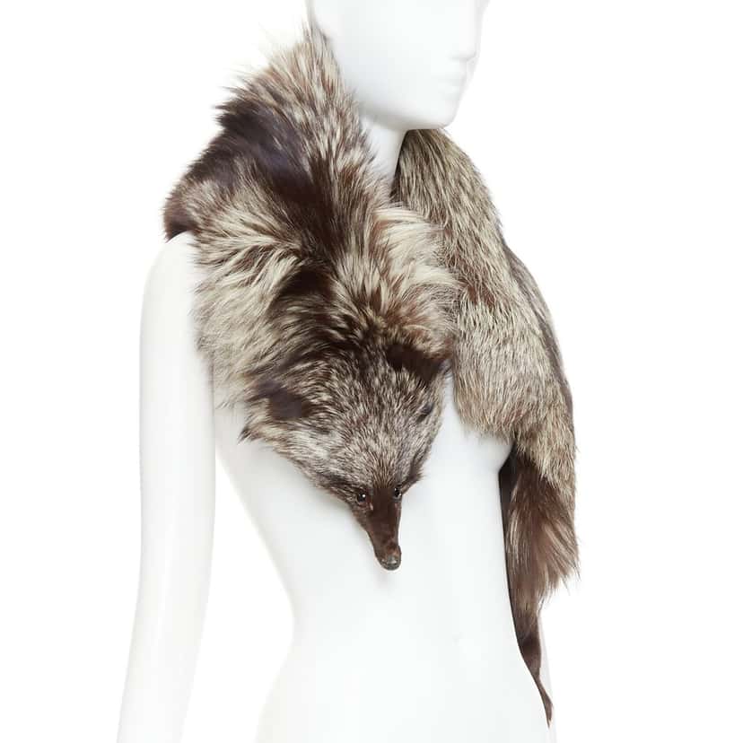 NON SIGNE / UNSIGNED Product Brown Fur Very good condition - Inside View