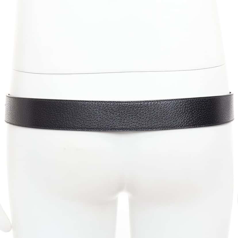 Gucci GG Marmont wide belt Black Leather Very good condition - Box View