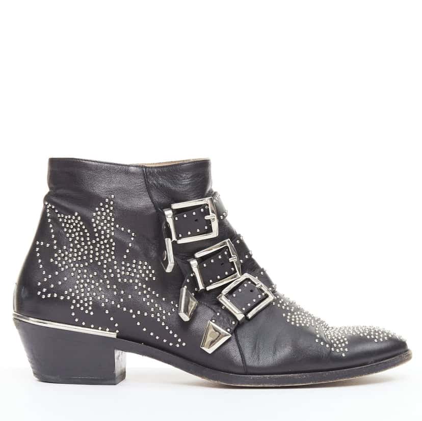 Chloe Susanna Black Leather Fair condition - Front View