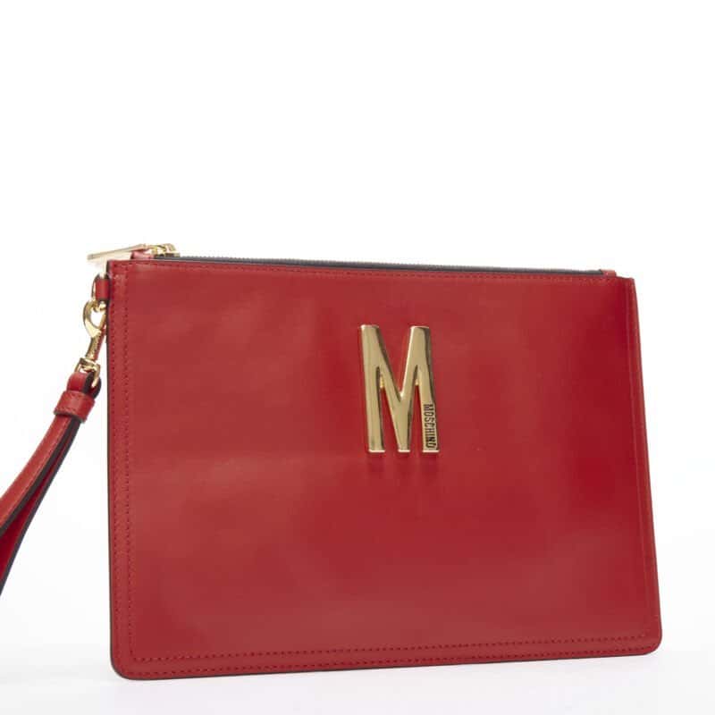 Moschino Vegetable Moon Bag Red Leather Very good condition - Inside View