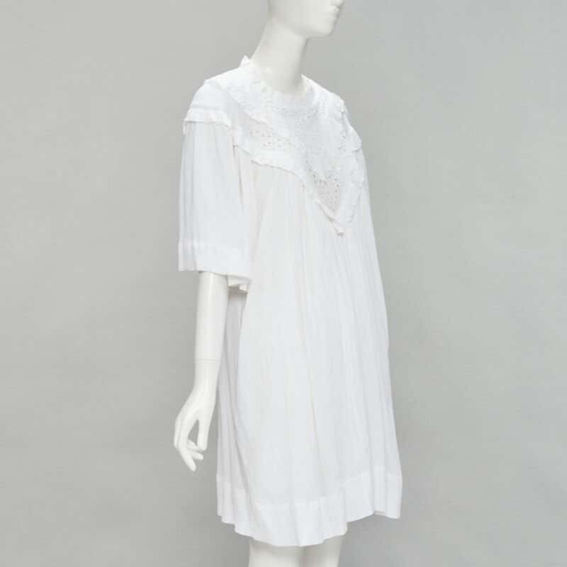 Isabel Marant Eyelet Boho Dress White Cotton Never worn - Inside View