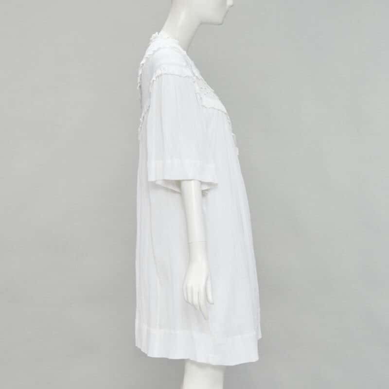 Isabel Marant Eyelet Boho Dress White Cotton Never worn - Model View