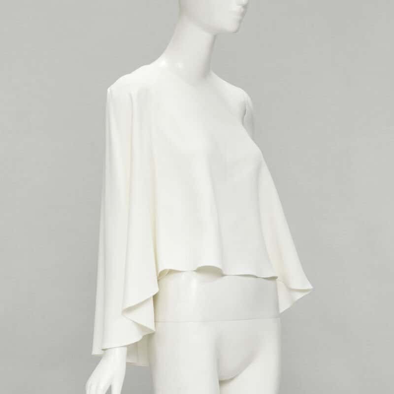 Roland Mouret Draped Cascade Top White Viscose Very good condition - Inside View