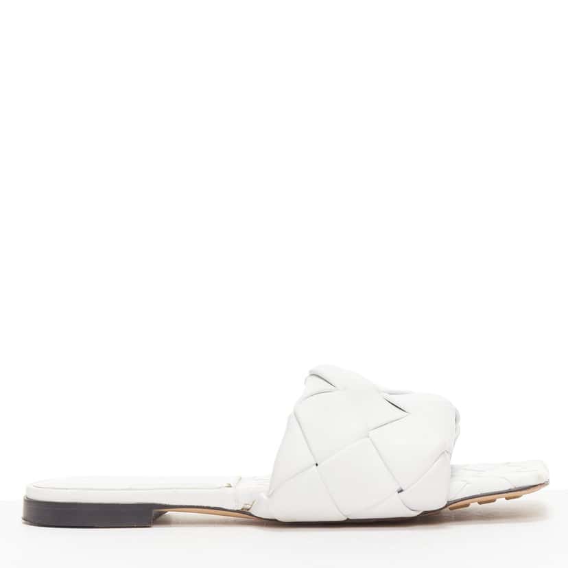 Bottega Veneta Lido White Leather Fair condition - Back View