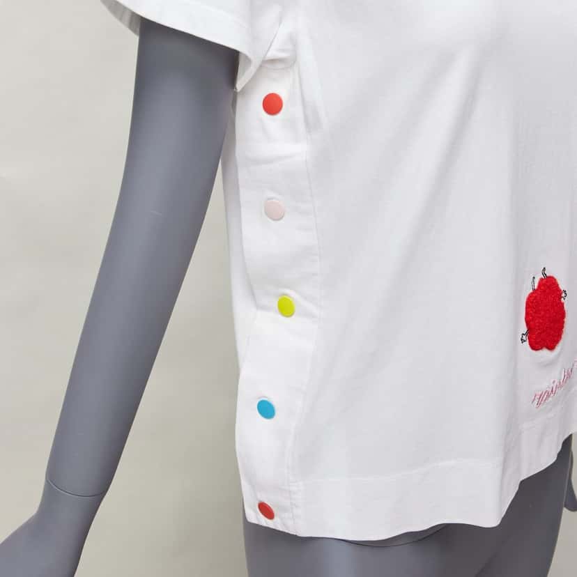 Mira Mikati Rainbow Sheep Tee White Cotton Never worn - Back View
