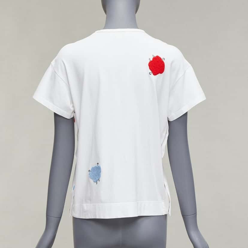 Mira Mikati Rainbow Sheep Tee White Cotton Never worn - Box View