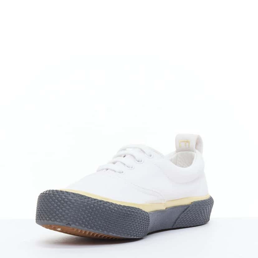 Celine Canvas Mid Skate Shoes White Good condition - Box View