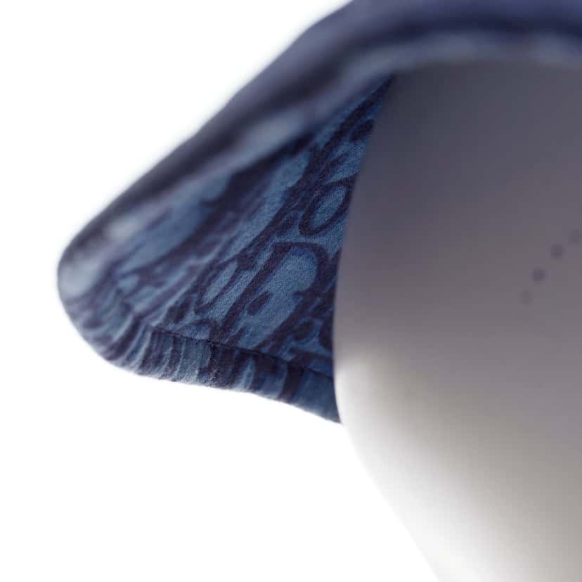 Dior Navy Monogram Hat T3 Blue Cotton Good condition - Back View