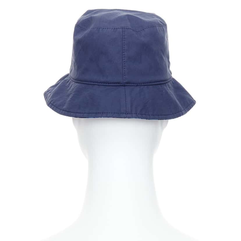 Dior Navy Monogram Hat T4 Blue Cotton Good condition - Box View