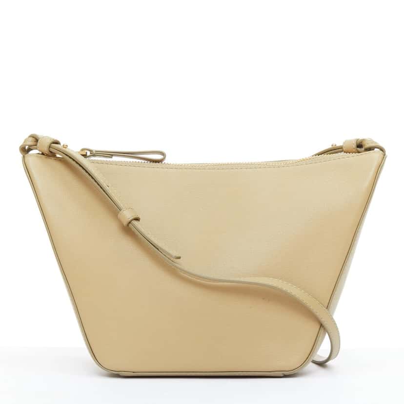 Loewe Mini Hammock Khaki Leather Very good condition - Front View