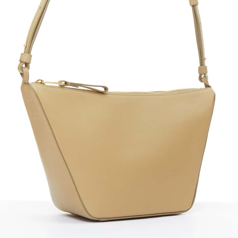 Loewe Mini Hammock Khaki Leather Very good condition - Back View