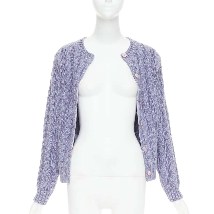 Miu Miu MMF8201330F0230 Purple Cashmere Very good condition - Inside View