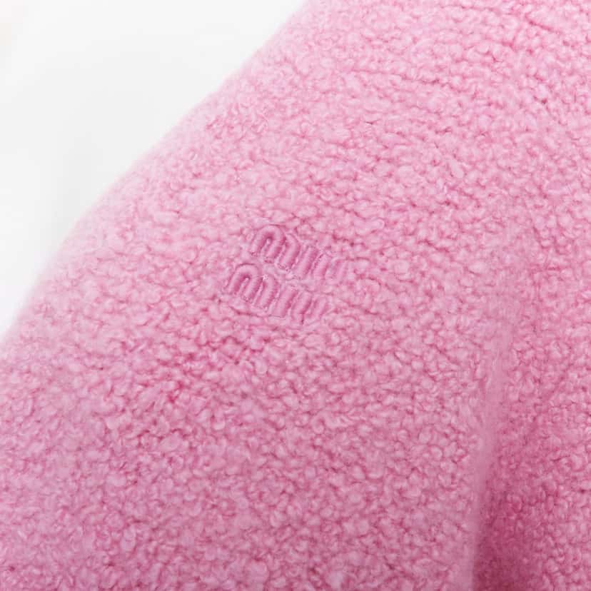 Miu Miu Product Pink Cashmere Very good condition - Back View