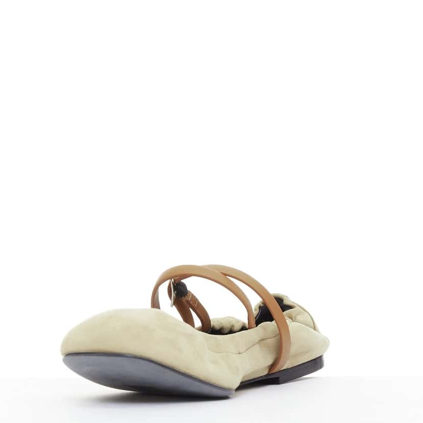 Hermes Jolly Beige Suede Very good condition - Box View