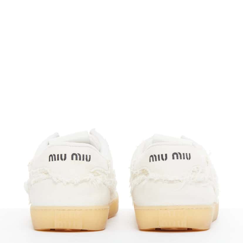 Miu Miu 5E325E_CSL_F0304_F_005 Beige Denim Good condition - Box View