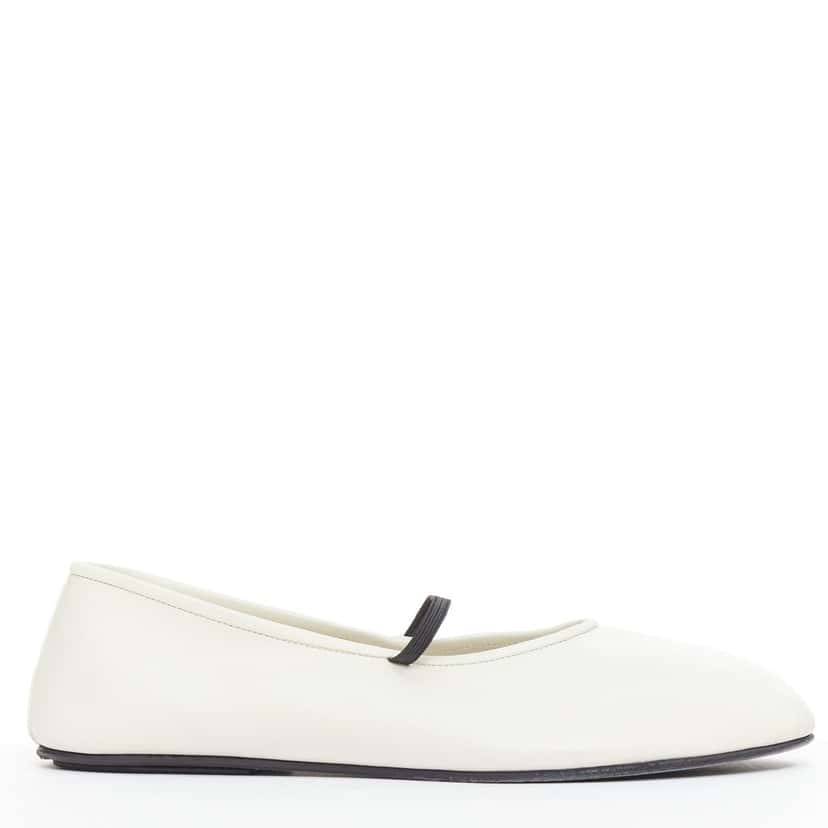 The Row Product Beige Leather Good condition - Back View