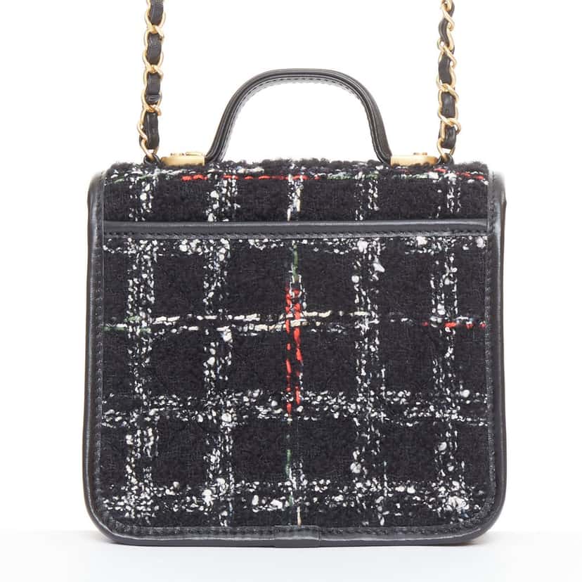 Chanel Tweed School Memory Black Tweed Very good condition - Box View