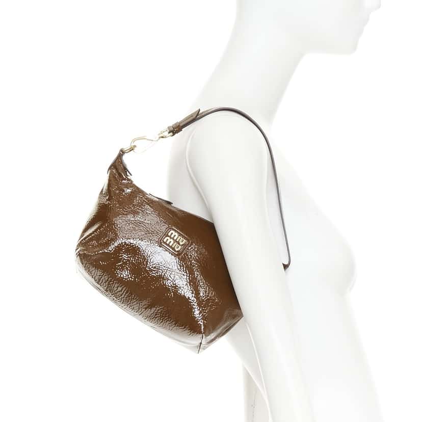 Miu Miu Naplak Brown Leather Very good condition - Back View