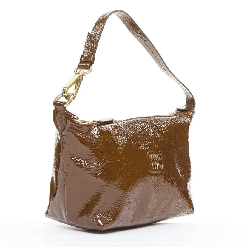 Miu Miu Naplak Brown Leather Very good condition - Inside View