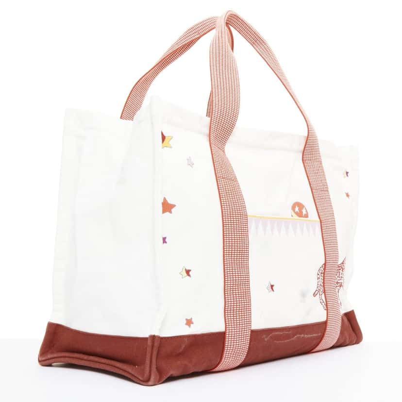 Hermes Circus Nappy Bag White Good condition - Inside View