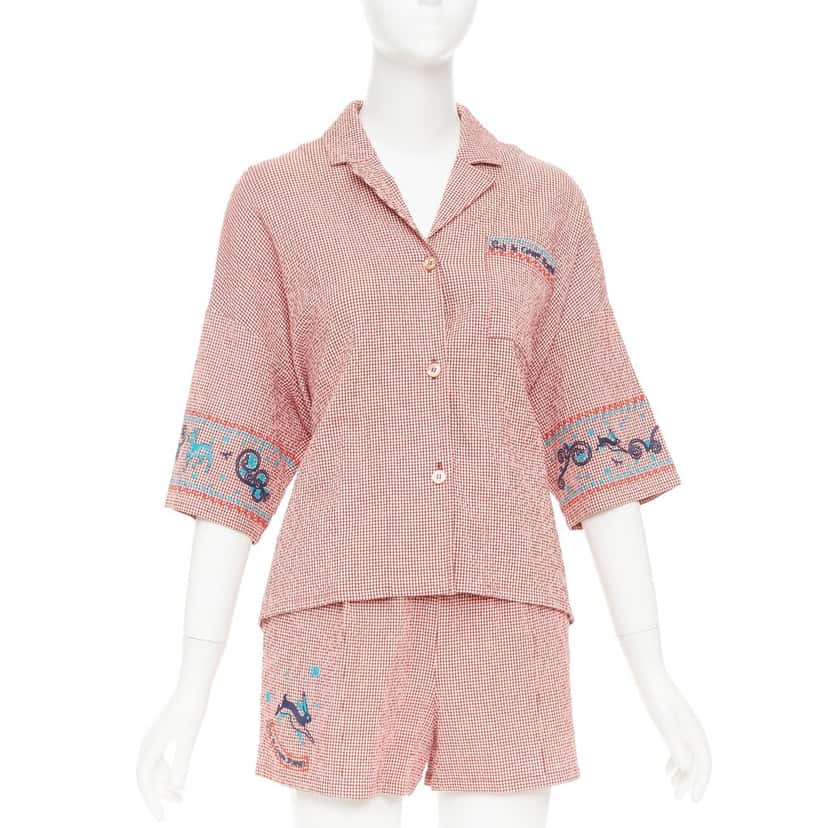 Hermes Product Red Cotton Very good condition - Front View