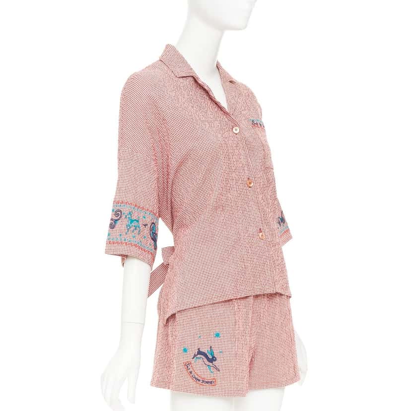 Hermes Product Red Cotton Very good condition - Inside View