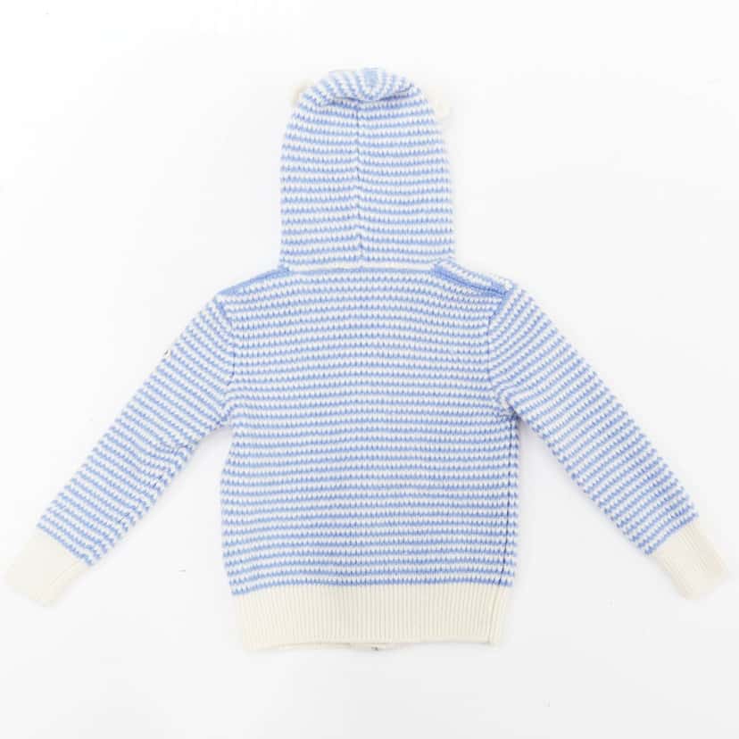 Moncler Enfant Kids Product Blue Wool Very good condition - Back View