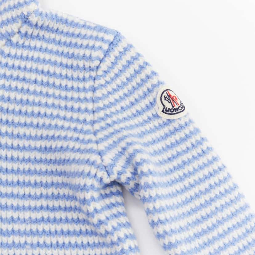 Moncler Enfant Kids Product Blue Wool Very good condition - Model View