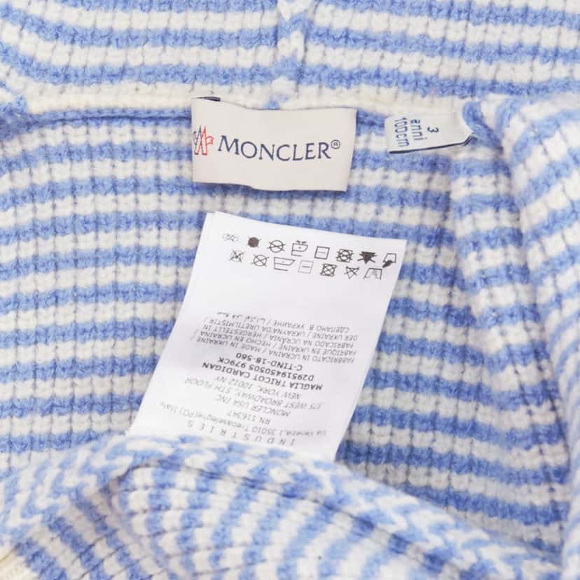 Moncler Enfant Kids Product Blue Wool Very good condition - Box View