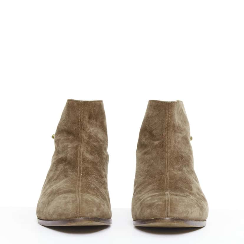 Hermes Product Brown Suede Fair condition - Inside View