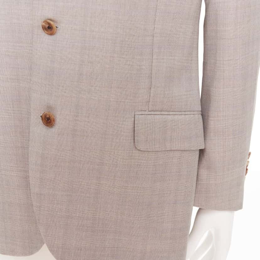 Hermes Product Beige Wool Very good condition - Back View