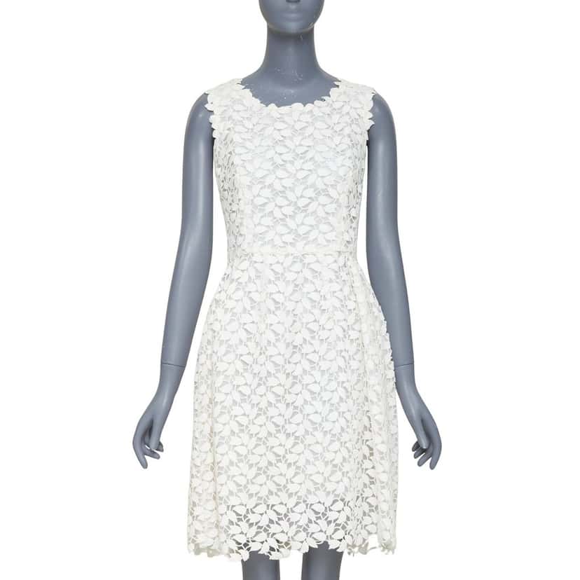 Oscar de la Renta Iso Beige Cotton Good condition - Front View