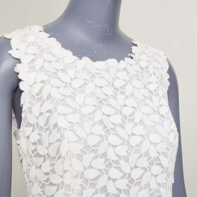 Oscar de la Renta Iso Beige Cotton Good condition - Back View