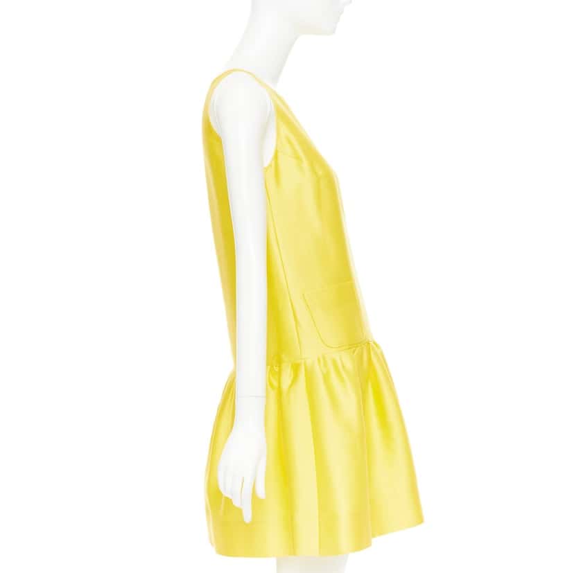 Oscar de la Renta Product Yellow Cotton Fair condition - Inside View