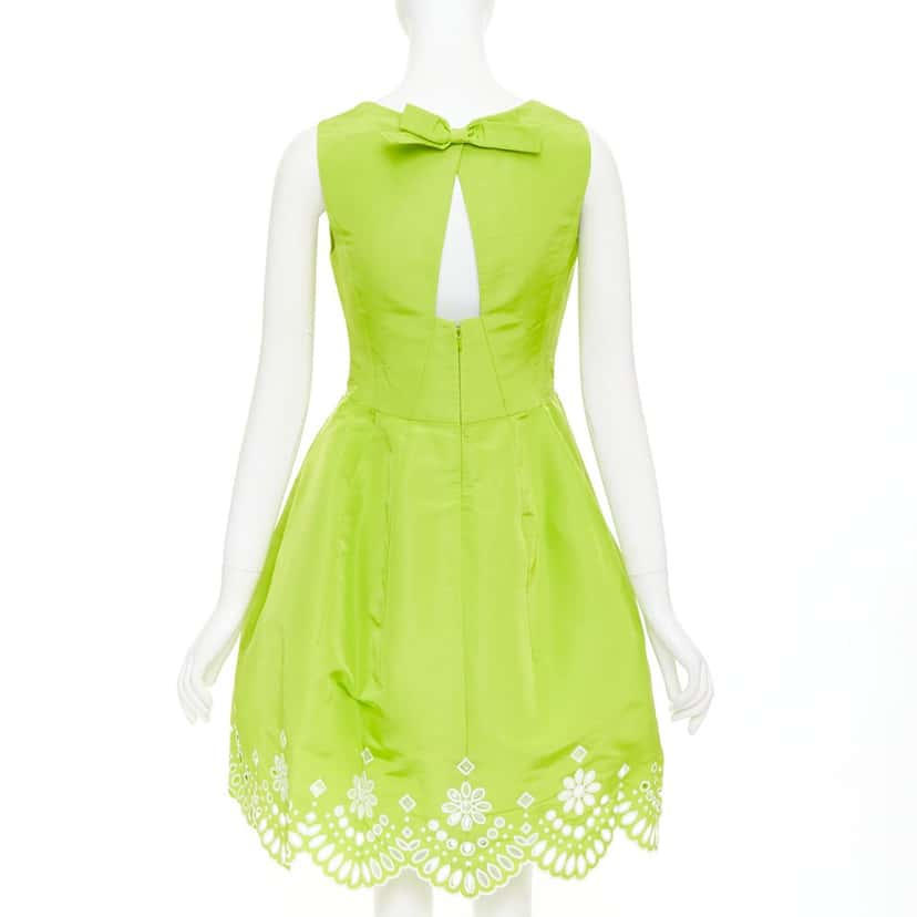 Oscar de la Renta Product Green Silk Very good condition - Box View